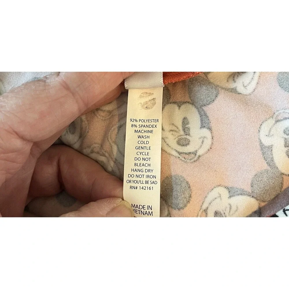 LuLaRoe Disney Leggings Tall‎ & Curvy Mickey Mouse AOP Elastic Stretch Pants OS